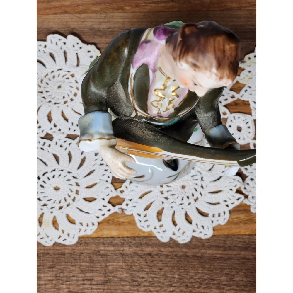 Vintage Orion China Made‎ in Occupied Japan Mandolin Players Male/Female